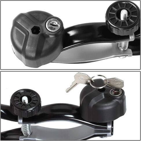DNA MOTORING XY-6010-BK Universal Heavy Duty Iron Car Roof Top Upright Bicycle Mount Rack w/Key & Lock, Black in Saudi Arabia