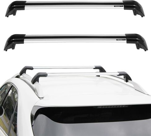 OCPTY Cross Bars Roof Rack Fit for Volkswagen Tiguan 2010-2016 Luggage Racks Rooftop Cargo Carrier Bag Luggage Kayak Canoe Bike Snowboard Skiboard in Saudi Arabia