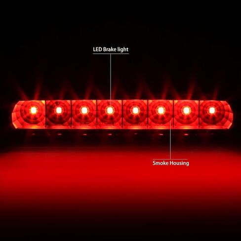 DNA MOTORING 3BL-4RUNNER03-LED-BK Black Housing LED High Mount 3rd Third Brake Light [Compatible with 03-09 4Runner] in Saudi Arabia