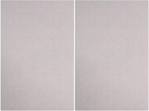 2 Pcs Velvet Earring Display Pad Jewelry Showcase Tray 198 Slots Foam Holder Organizer (Grey) in Saudi Arabia