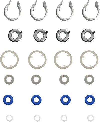 Fuel Injector Seal Repair Kit 06H998907A Compatible With Beetle Golf Passat Scirocco Sharan Tiguan CC EOS Compatible With A3 A4 S4 A5 S5 A6 S6 A8 S8 Q3 Q5 TT Replaces 06J998907 06G998907 in Saudi Arabia