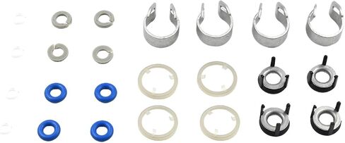 Fuel Injector Seal Repair Kit 06H998907A Compatible With Beetle Golf Passat Scirocco Sharan Tiguan CC EOS Compatible With A3 A4 S4 A5 S5 A6 S6 A8 S8 Q3 Q5 TT Replaces 06J998907 06G998907 in Saudi Arabia