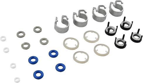 Fuel Injector Seal Repair Kit 06H998907A Compatible With Beetle Golf Passat Scirocco Sharan Tiguan CC EOS Compatible With A3 A4 S4 A5 S5 A6 S6 A8 S8 Q3 Q5 TT Replaces 06J998907 06G998907 in Saudi Arabia