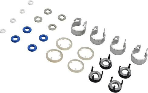 Fuel Injector Seal Repair Kit 06H998907A Compatible With Beetle Golf Passat Scirocco Sharan Tiguan CC EOS Compatible With A3 A4 S4 A5 S5 A6 S6 A8 S8 Q3 Q5 TT Replaces 06J998907 06G998907 in Saudi Arabia