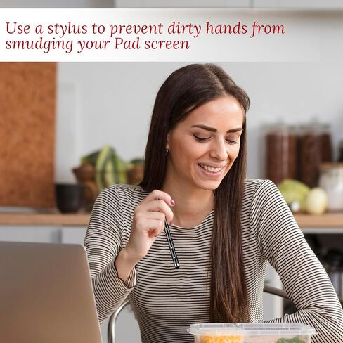 Stylus Pens for Touchscreens, 10 Pack High Precision Replaceable Thin Tip Stylus Bling Stylus Pen for Smartphone and Tablets All Universal Touchscreen Devices(Pink) in Saudi Arabia