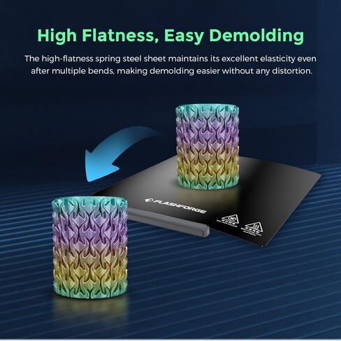 منصة طابعة ثلاثية الأبعاد من سلسلة FLASHFORGE Adventurer 5M Pro، ترقية ورقة ملصقات PEI المرنة المغناطيسية، طباعة خالية من الغراء مع PLA، TPU، خيوط ألياف الكربون in Kuwait