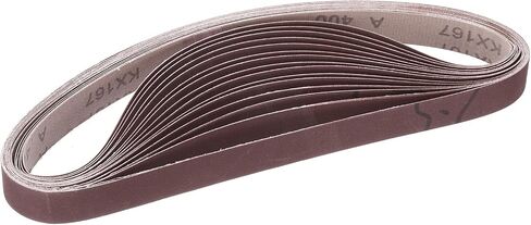 15pcs 400 Grits Aluminum Oxide Sanding Belts 1" x 30" Ring Abrasive Belts Metal Polished Sandpaper for Belt and Disc Sander in Saudi Arabia
