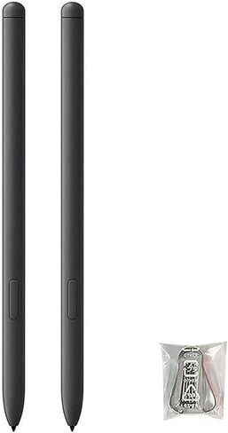 2 قطعة قلم بديل لجهاز Samsung Galaxy Tab S7 I S7+، S8 I S8+ I S8 Ultra، S9 I S9+ I S9 Ultra جميع إصدارات قلم ستايلس (بدون بلوتوث) مع 5xTips (أسود) in Kuwait