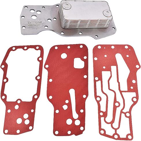 3959031 Oil Cooler Core w/Gaskets Replacement for 2003-2007 Dodge Ram 2500 3500 ISB 5.9L Diesel Cummins 24V Oil Cooler 4896407 in Saudi Arabia