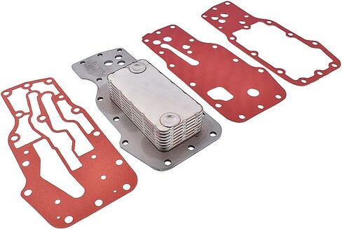 3959031 Oil Cooler Core w/Gaskets Replacement for 2003-2007 Dodge Ram 2500 3500 ISB 5.9L Diesel Cummins 24V Oil Cooler 4896407 in Saudi Arabia