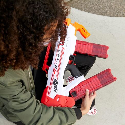 Nerf F4929 Ultra Speed Fully Motorised Blaster, Compatible Only with Nerf Ultra Darts, Multicolor, 24 Nerf AccuStrike Ultra Darts in Saudi Arabia