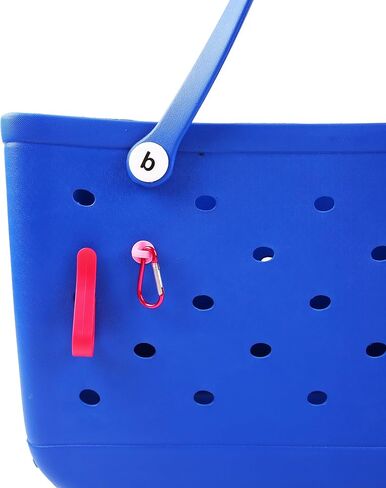 Hook Set Charms Accessories for Bogg Bags and Simply Southern Tote - Insert Hook Holder with Small Key Chain Clip for Small & Large Beach Tote - Multiple Color Options in Saudi Arabia