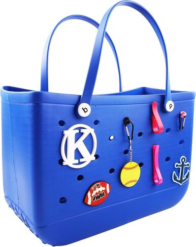 Hook Set Charms Accessories for Bogg Bags and Simply Southern Tote - Insert Hook Holder with Small Key Chain Clip for Small & Large Beach Tote - Multiple Color Options in Saudi Arabia