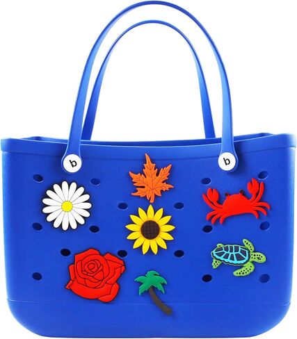 Hook Set Charms Accessories for Bogg Bags and Simply Southern Tote - Insert Hook Holder with Small Key Chain Clip for Small & Large Beach Tote - Multiple Color Options in Saudi Arabia