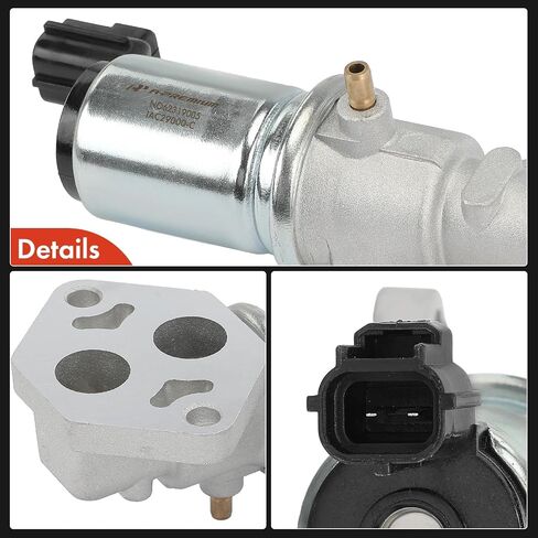 صمام التحكم في الهواء الخامل لحقن الوقود الممتاز متوافق مع Ford Explorer، Ranger 1998-2000 & Mazda B4000 1997-2000، 4.0L، صمام هواء مساعد، استبدال # ZZR520660، ZZR520660A in Saudi Arabia