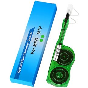 Duogalia-Fiber Optic Cleaner Tools Cleaning Pen for MPO/MTP Connector - Optical Connector Cleaner Over 600 Cleans Fiber Endface Cleans & Optical Connector Cleans(Green)