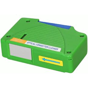 Fiber Optic Connector Cleaner,FTTH Fiber Optic Cleaning Box for 1.25mm/2.5mm, FC, SC, LC,MU,ST End Faces and Optical Connectors,Over 500 Times Anti Static Clean Swab(Blue)