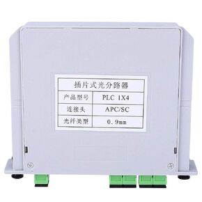 1X4 Blade Optical Splitter, Singlemode PLC Fiber Splitter, SC - Single Mode PLC Optic Fiber Splitter Module