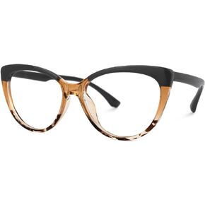 VOOGLAM Cat Eye Blue Light Blocking Glasses for Women Anti UV Eyestrain Eyewear Callisto