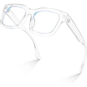 VISOONE Retro Rectangle TR90 Small Face Blue Light Blocking Glasses Computer Gaming Eyewear for Women Men Eagle