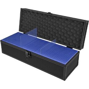 Toploaders Storage Box - Fits 3" x 4" 35pt-Card Holders, Holds 230+ Top Loader,Hard Aluminum Alloy Case, MTG Collectible Cards and Sports