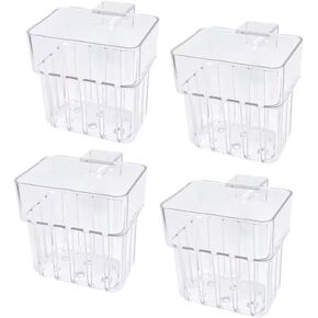 Aquarium Plant Holder Fish Tank Aquatic Plant Holder Hook Clear Aquatic Planter Hanging Pot Aquarium Plants Decorations