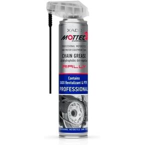 XADO Mottec Professional Off-Road Motorcycle/Dirt Bike Dirt Repellent Rally Chain Grease (Spray, 200ml) (Rally)