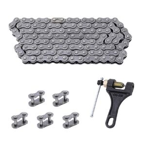 KAMIER 520 Drive Chain 114 Links Breaker with Master Link for CRF250R CRF450R YZ250F YZ450F Suzuki DRZ250 RMZ250 Kawasaki KX250 KX450F 250cc 300cc Pit Dirt Bike Motorcycle ATV 4 Wheeler Quad Parts