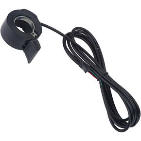 E-Bike Thumb Throttle Bike Speed Handlebar Bike Control Lever for Electric Bike Scooter Electric Bike Thumb Throttle 24 Speed Controller