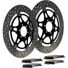 NICHE Front Brake Rotor Pad Semi Metallic Kit For KTM RC8 69013030000 61313030000 61009060000 58709060000 6030906000030
