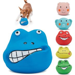 ألعاب الكلاب التي تصدر صوت صرير، ألعاب التسنين المطاطية الناعمة المتينة، ألعاب المضغ التفاعلية، ألعاب الجرو التي تصدر صريرًا مع وجه مضحك للكلاب الصغيرة والمتوسطة، 6 قطع in Kuwait