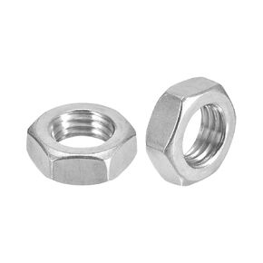 Hex Nuts (5/8"-11) 1Pcs, 316 Stainless Steel Coarse Thread Hexagon Nut Hardware - for DIY Home Repair Machinery, Silver