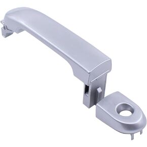 MOTOKU Blue Exterior Door Handle with Keyhole for Nissan Versa 2007-2012 Tiida 2007-2017 Outer Outside Front Left Driver Side
