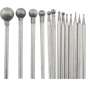 CHENJIN Ball shaped Round Head Jade Carving Tool Polishing Jade Carving Diamond (Pack of 13) in Saudi Arabia