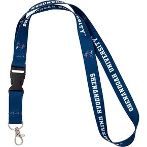 Desert Cactus Shenandoah University Lanyard SU Hornets Car Keys ID Badge Holder Keychain Detachable Breakaway Snap Buckle (Blue)