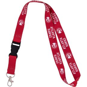 Desert Cactus Atlanta Hawks Lanyard Keychain Detachable NBA Breakaway Snap Buckle National Basketball Association Car Keys ID Badge Holder (Lanyard 1)