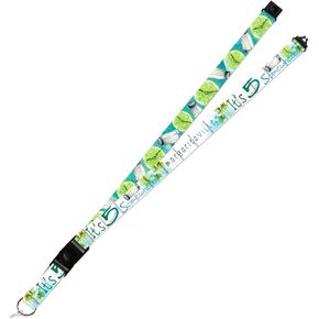 Rico Industries Margaritaville 5 O'Clock 18" x 1" Premium Unisex-Adult Safety Breakaway Lanyard, Large