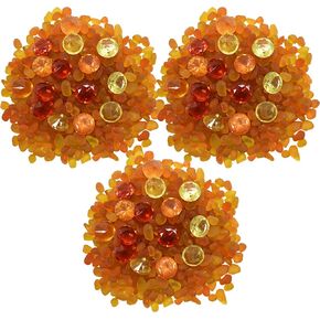 Set of 84oz of Exotic Aquarium and Vase Gems - Perfect for Aquariums, Vase Fillers, Table Scatter, Scrapbooking and Much More! (Clear Glass Round, 5 Pounds)