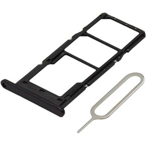 MMOBIEL Dual SIM Card Slot Tray Holder Replacement Compatible with Samsung Galaxy A14 4G - Incl. Sim Pin - Black