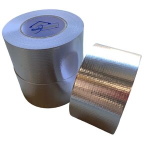 Professional Grade (Reinforced Tear-Proof) Aluminum Foil Tape 6 Mil Thick, 3 inch x 150 feet - for HVAC, Sealing & Repairing Air Ducts, Approved Use in High Temperature/Direct Sun