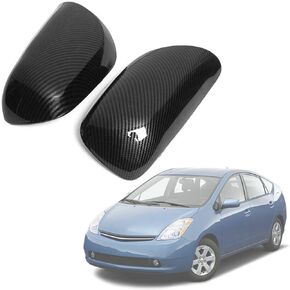 Door Side Mirror Cover for Toyota Yaris 2007 2008 2009 2010 2011 Carbon Fiber Rear View Mirror Cover for Prius 2004-2007 2009