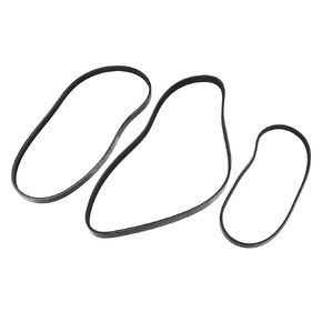 ACROPIX Car Serpentine Belt Fit for Toyota Corolla Base Sedan 1.6L 1993-1997 No.1175001B00/11261736988 - Pack of 3