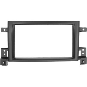 YuYue Radio Stereo Panel for Suzuki Grand Vitara 2005 2006 2007 2008-2017 2 Din Car Radio Frame Fascia Panel DVD Stereo CD Panel Dash Mount Refit Installation Trim Kit Frame (Black)