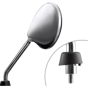 KiWAV OEM Replacement Mirror FV-025-1 compatible for PIAGGIO Liberty RST125 200 Vespa LX 50 125 150 Left Hand