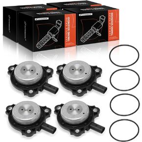 A-Premium 4-PC Intake & Exhaust Engine Variable Valve Timing (VVT) Solenoid Compatible with Mercedes-Benz C300, C350, C350e, C400, C43 AMG, C450 AMG, C63 AMG, C63 AMG S, E300, E350, E400, E43 AMG