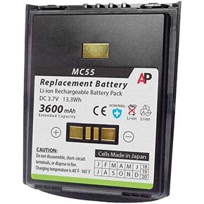 Artisan Power MC55 Series Replacement Battery | Super Extended Capacity for Zebra, Motorola & Symbol Mobile Computers | 85% LONGER LIFE | 3.7 Volt | 16.28 Wh Cells | OEM Batteries BTRY-MC55EAB02, 82-111094-01, 400384-217