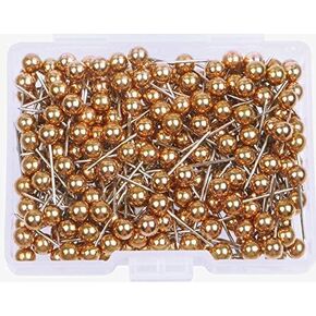 200Pcs 1/8 Inch Map Tacks (Black)