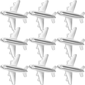 Airplane Thumbtacks 12 Pcs Metal Push Pins Airplane Thumb Tacks Drawing Pins Cork Board Tacks Decorative Push Pins for Whiteboard Cork Boards Map Calendar Photo Decorative Pushpins