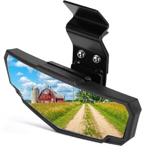 KEMIMOTO Rear View Mirrors, 360° Adjustment, Compatible with 2015-2024 Polaris Ranger 1000 900 570 XP SP Crew Midsize, Can am Defender HD8/9/10, 10.6-inch Wide View, Convex No-Vibration Accessories