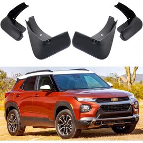 Mudguards Mud Flaps Splash Guards Fenders Compatible with 2021 2022 2023 2024 Chevrolet Trailblazer, 4pcs Mud Guard Kit, Black